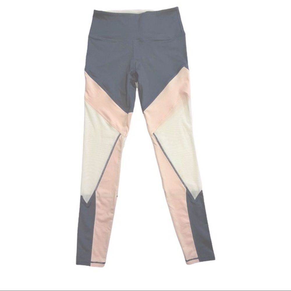 Zobha Color Block Mesh Leggings‎ Sz Small